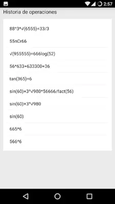 Calculadora android App screenshot 1