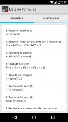 Calculadora android App screenshot 2